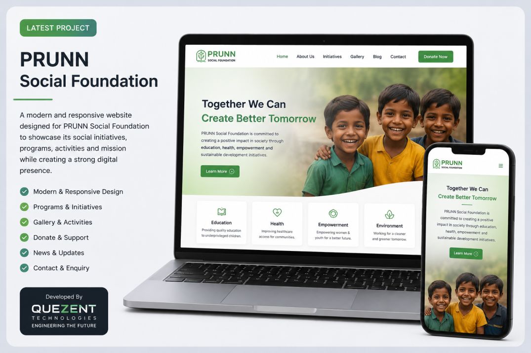 PRUNN Social Foundation – Social Impact Website
